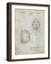 PP1123-Antique Grid Parchment Vintage Movie Set Light Patent Poster-Cole Borders-Framed Giclee Print