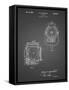 PP1123-Black Grid Vintage Movie Set Light Patent Poster-Cole Borders-Framed Stretched Canvas