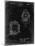 PP1123-Black Grunge Vintage Movie Set Light Patent Poster-Cole Borders-Mounted Giclee Print