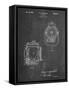 PP1123-Chalkboard Vintage Movie Set Light Patent Poster-Cole Borders-Framed Stretched Canvas