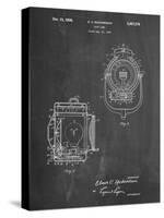 PP1123-Chalkboard Vintage Movie Set Light Patent Poster-Cole Borders-Stretched Canvas