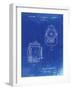 PP1123-Faded Blueprint Vintage Movie Set Light Patent Poster-Cole Borders-Framed Giclee Print