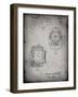 PP1123-Faded Grey Vintage Movie Set Light Patent Poster-Cole Borders-Framed Giclee Print