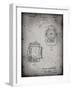 PP1123-Faded Grey Vintage Movie Set Light Patent Poster-Cole Borders-Framed Giclee Print