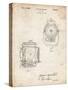 PP1123-Vintage Parchment Vintage Movie Set Light Patent Poster-Cole Borders-Stretched Canvas
