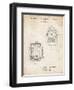 PP1123-Vintage Parchment Vintage Movie Set Light Patent Poster-Cole Borders-Framed Giclee Print