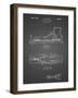 PP1124-Black Grid Vintage Ski's Patent Poster-Cole Borders-Framed Giclee Print