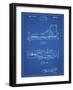 PP1124-Blueprint Vintage Ski's Patent Poster-Cole Borders-Framed Giclee Print