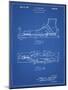 PP1124-Blueprint Vintage Ski's Patent Poster-Cole Borders-Mounted Giclee Print