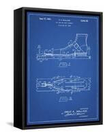 PP1124-Blueprint Vintage Ski's Patent Poster-Cole Borders-Framed Stretched Canvas