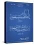 PP1124-Blueprint Vintage Ski's Patent Poster-Cole Borders-Stretched Canvas