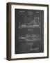 PP1124-Chalkboard Vintage Ski's Patent Poster-Cole Borders-Framed Giclee Print