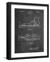 PP1124-Chalkboard Vintage Ski's Patent Poster-Cole Borders-Framed Giclee Print