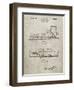 PP1124-Sandstone Vintage Ski's Patent Poster-Cole Borders-Framed Giclee Print