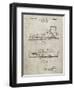 PP1124-Sandstone Vintage Ski's Patent Poster-Cole Borders-Framed Giclee Print