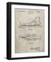 PP1124-Sandstone Vintage Ski's Patent Poster-Cole Borders-Framed Giclee Print