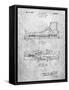 PP1124-Slate Vintage Ski's Patent Poster-Cole Borders-Framed Stretched Canvas