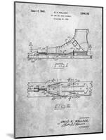 PP1124-Slate Vintage Ski's Patent Poster-Cole Borders-Mounted Giclee Print