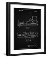 PP1124-Vintage Black Vintage Ski's Patent Poster-Cole Borders-Framed Giclee Print