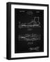 PP1124-Vintage Black Vintage Ski's Patent Poster-Cole Borders-Framed Giclee Print