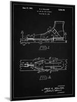 PP1124-Vintage Black Vintage Ski's Patent Poster-Cole Borders-Mounted Giclee Print