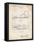 PP1124-Vintage Parchment Vintage Ski's Patent Poster-Cole Borders-Framed Stretched Canvas