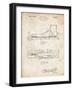 PP1124-Vintage Parchment Vintage Ski's Patent Poster-Cole Borders-Framed Giclee Print