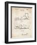 PP1124-Vintage Parchment Vintage Ski's Patent Poster-Cole Borders-Framed Giclee Print