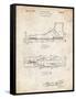 PP1124-Vintage Parchment Vintage Ski's Patent Poster-Cole Borders-Framed Stretched Canvas