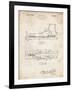 PP1124-Vintage Parchment Vintage Ski's Patent Poster-Cole Borders-Framed Giclee Print