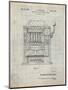 PP1125-Antique Grid Parchment Vintage Slot Machine 1932 Patent Poster-Cole Borders-Mounted Giclee Print