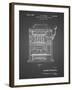 PP1125-Black Grid Vintage Slot Machine 1932 Patent Poster-Cole Borders-Framed Giclee Print