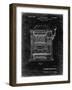 PP1125-Black Grunge Vintage Slot Machine 1932 Patent Poster-Cole Borders-Framed Giclee Print