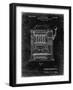 PP1125-Black Grunge Vintage Slot Machine 1932 Patent Poster-Cole Borders-Framed Giclee Print