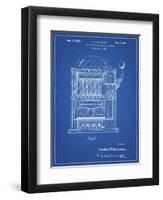 PP1125-Blueprint Vintage Slot Machine 1932 Patent Poster-Cole Borders-Framed Giclee Print