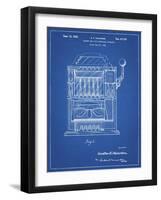 PP1125-Blueprint Vintage Slot Machine 1932 Patent Poster-Cole Borders-Framed Giclee Print