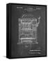 PP1125-Chalkboard Vintage Slot Machine 1932 Patent Poster-Cole Borders-Framed Stretched Canvas