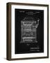 PP1125-Vintage Black Vintage Slot Machine 1932 Patent Poster-Cole Borders-Framed Giclee Print