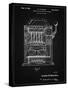 PP1125-Vintage Black Vintage Slot Machine 1932 Patent Poster-Cole Borders-Stretched Canvas