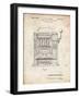 PP1125-Vintage Parchment Vintage Slot Machine 1932 Patent Poster-Cole Borders-Framed Giclee Print