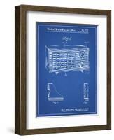 PP1126-Blueprint Vintage Table Radio Patent Poster-Cole Borders-Framed Giclee Print