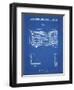 PP1126-Blueprint Vintage Table Radio Patent Poster-Cole Borders-Framed Giclee Print