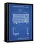 PP1126-Blueprint Vintage Table Radio Patent Poster-Cole Borders-Framed Stretched Canvas