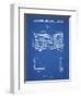 PP1126-Blueprint Vintage Table Radio Patent Poster-Cole Borders-Framed Premium Giclee Print