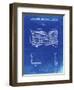 PP1126-Faded Blueprint Vintage Table Radio Patent Poster-Cole Borders-Framed Premium Giclee Print