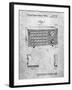 PP1126-Slate Vintage Table Radio Patent Poster-Cole Borders-Framed Giclee Print