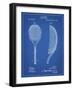 PP1127-Blueprint Vintage Tennis Racket 1891 Patent Poster-Cole Borders-Framed Giclee Print