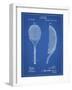 PP1127-Blueprint Vintage Tennis Racket 1891 Patent Poster-Cole Borders-Framed Giclee Print