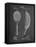 PP1127-Chalkboard Vintage Tennis Racket 1891 Patent Poster-Cole Borders-Framed Stretched Canvas