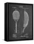 PP1127-Chalkboard Vintage Tennis Racket 1891 Patent Poster-Cole Borders-Framed Stretched Canvas